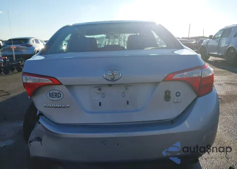 2016 Toyota Corolla Le из США, поврежденный, VIN 2T1BURHE4GC555406
